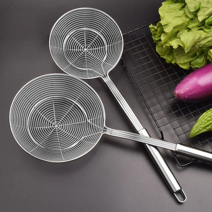 Versterkte RVS Spinschuimspaan – Frituren, Pasta & Noedels
