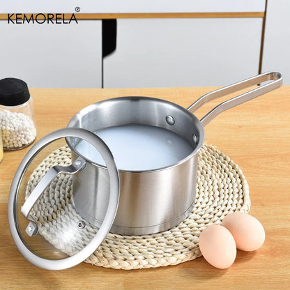 Set Casseroles Inox 16-20-24 cm – Soupe, Lait & Vapeur, Induction