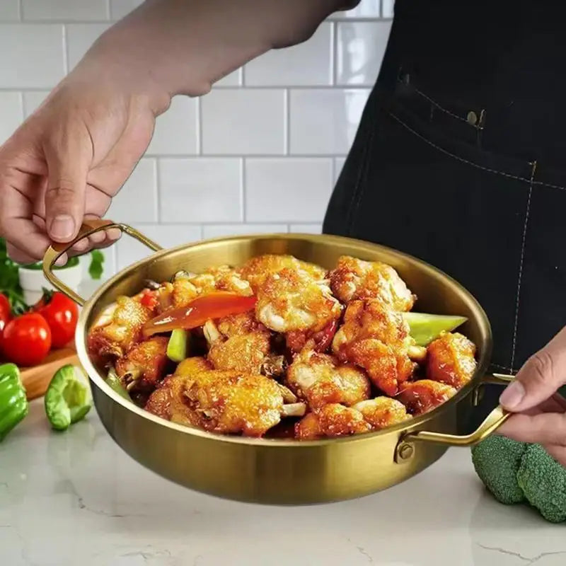 Set Coréen Inox – Casserole Nouilles & Poêles, Cuisine Asiatique