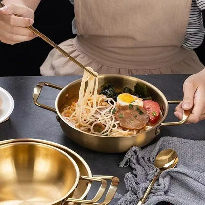 Casserole Ramen Coréenne Dorée – Style Restaurant, Induction