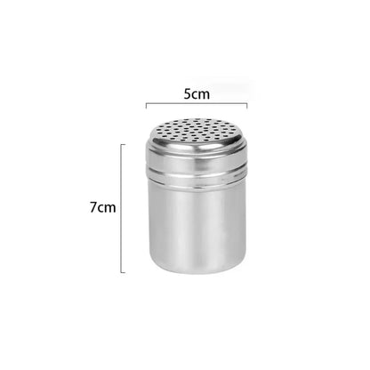 RVS Kruidenpot met Draaideksel – Zout, Peper & Suiker