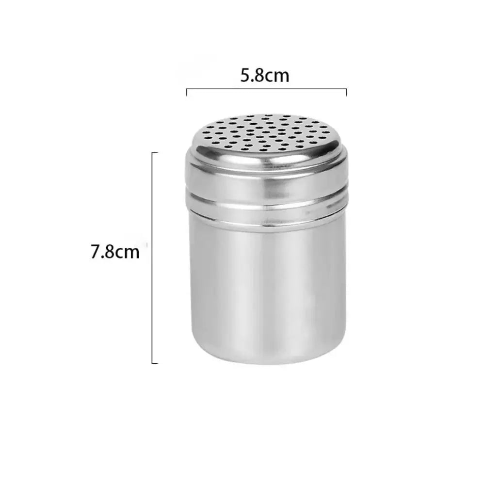 RVS Kruidenpot met Draaideksel – Zout, Peper & Suiker