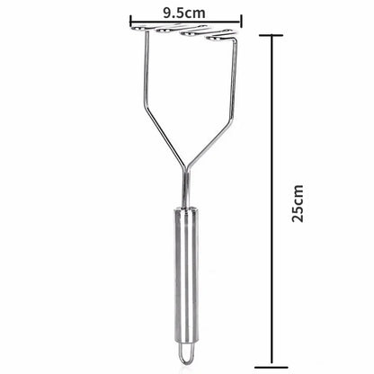 RVS Pureestamper – Aardappelen & Groenten, 25 cm