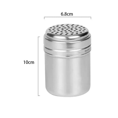RVS Kruidenpot met Draaideksel – Zout, Peper & Suiker