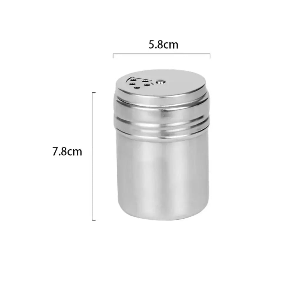 RVS Kruidenpot met Draaideksel – Zout, Peper & Suiker