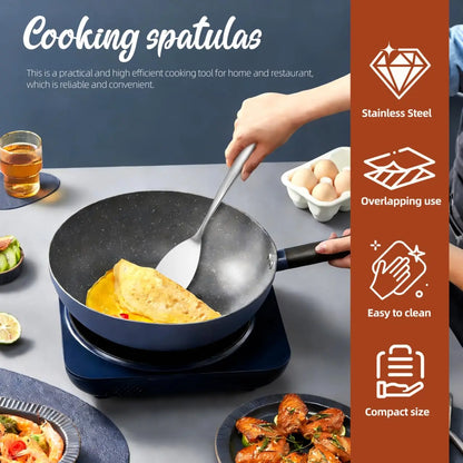 Mini RVS Spatel – Pannenkoeken, Burgers & Bakken