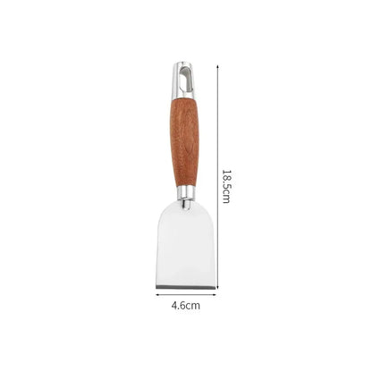 Plancha-Spachtel aus Edelstahl mit Eckigem Kopf – Burger, Crêpes & Schaber