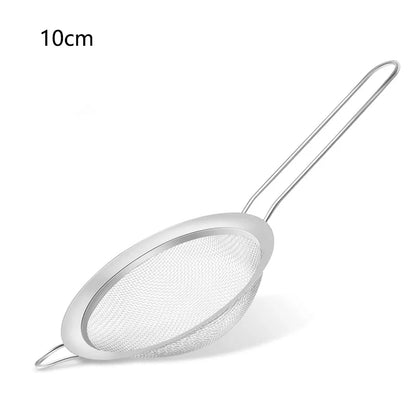 Feines Edelstahlsieb 7 bis 18 cm – Mehl, Öl & Puderzucker