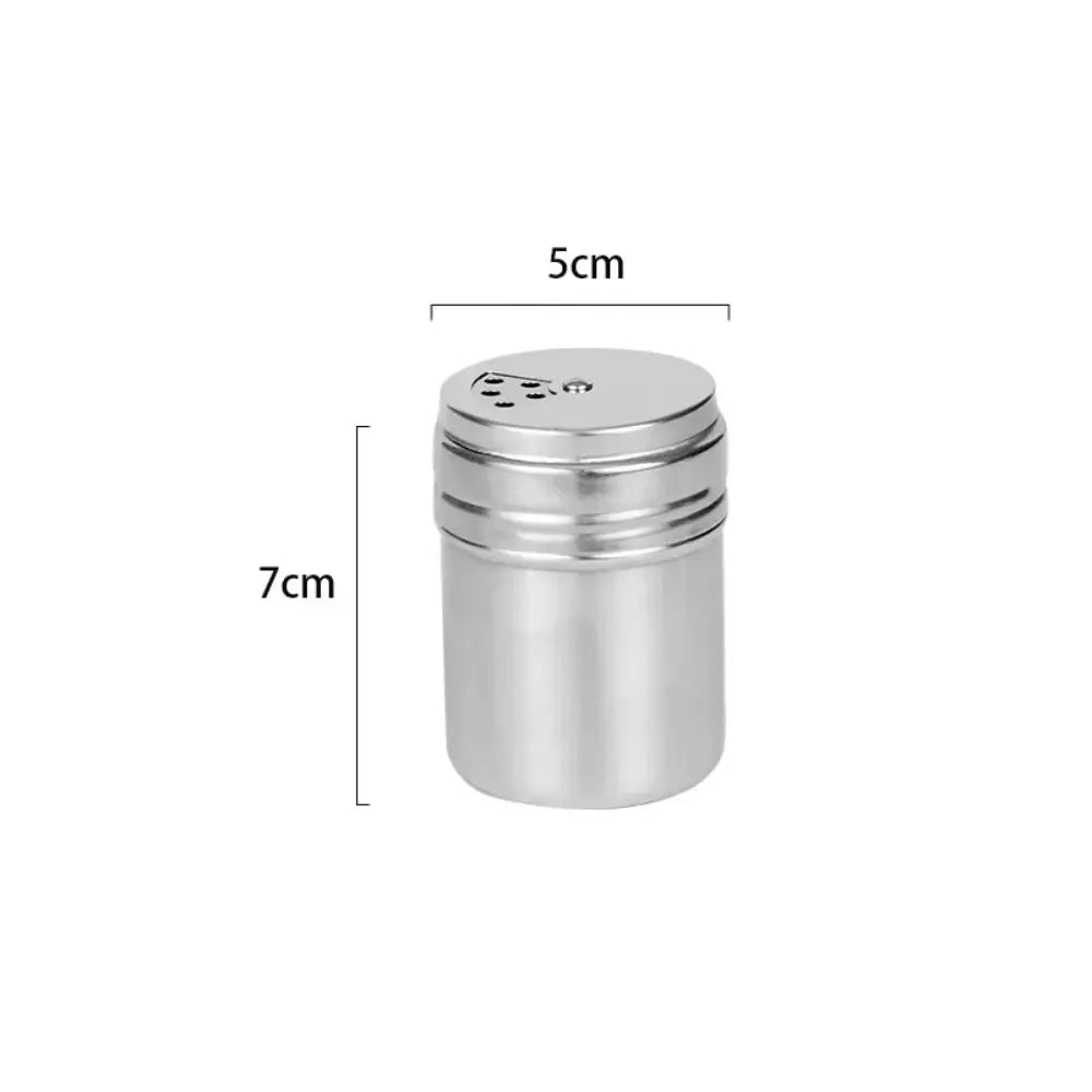 RVS Kruidenpot met Draaideksel – Zout, Peper & Suiker