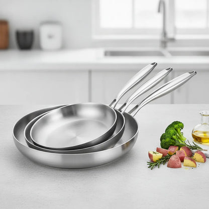 Poêle Wok Ultime Acier Inoxydable 5 Plis
