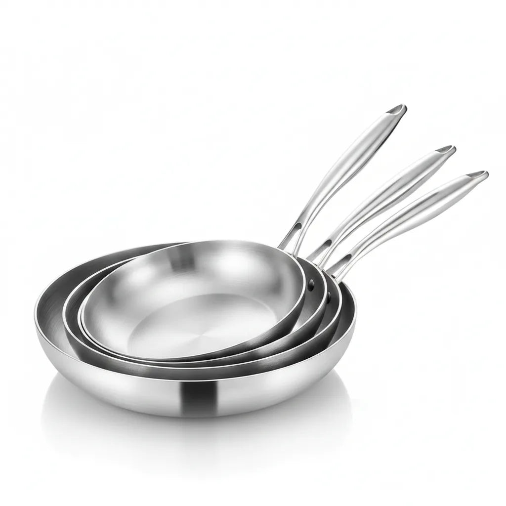 Poêle Wok Ultime Acier Inoxydable 5 Plis