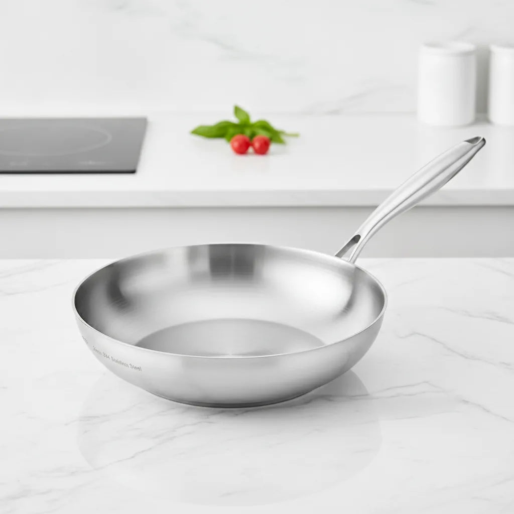 Poêle Wok Ultime Acier Inoxydable 5 Plis