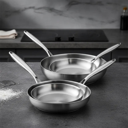 Poêle Wok Ultime Acier Inoxydable 5 Plis