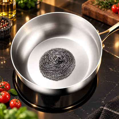 Poêle wok inox 316 profonde – vue 3