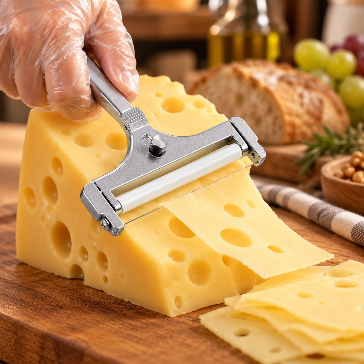 Coupe-fromage inox à épaisseur réglable – vue 3
