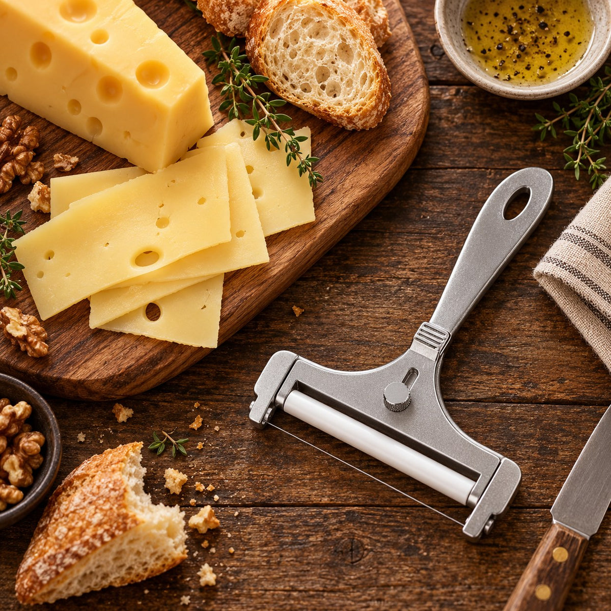 Coupe-fromage inox à épaisseur réglable – vue 5