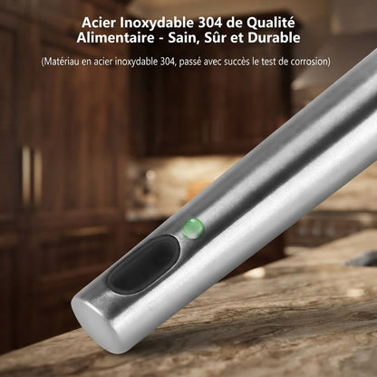 Écumoire araignée inox 304 à maille spirale – vue 9