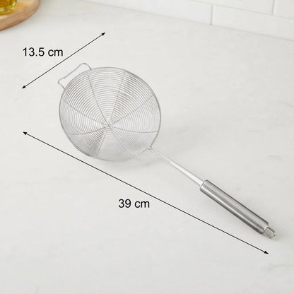 Écumoire araignée inox 304 à maille spirale – vue 11