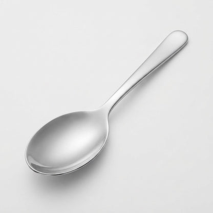 Cuillère de service inox épaisse – cuillère pleine