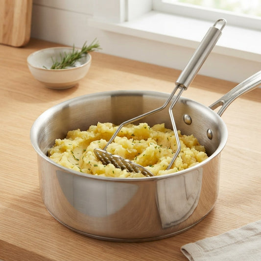 Presse-purée inox 25 cm