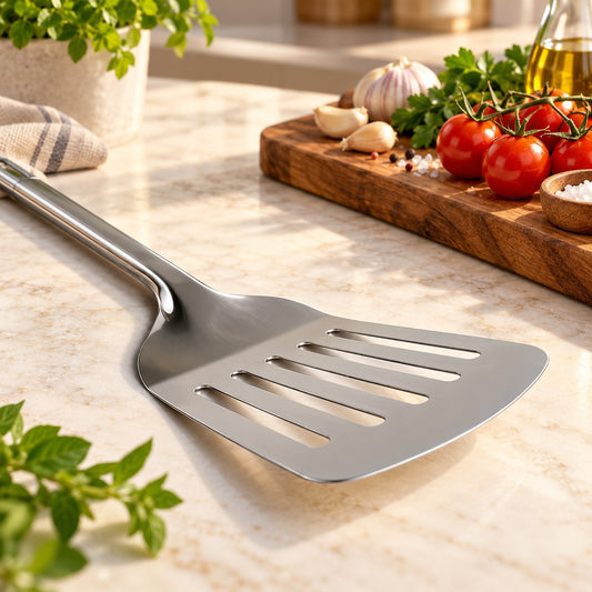 Spatule ajourée inox