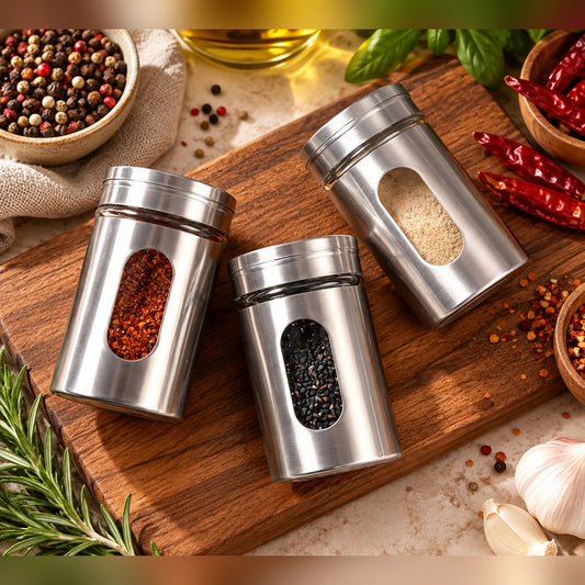 Saupoudreuse verre et inox