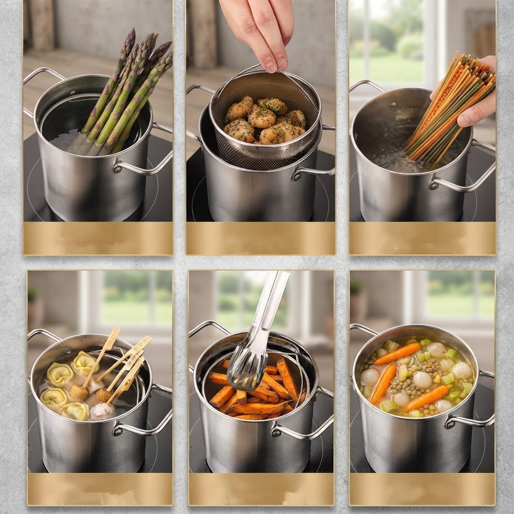 Friteuse inox 3 L avec panier – vue 6
